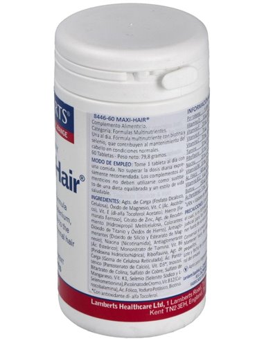Maxi Hair® (Bienestar del cabello) de Lamberts