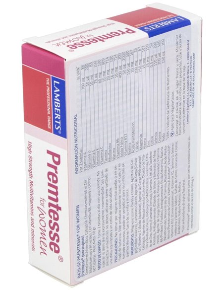 Premtesse® (Multi para la edad menstrual) 60 Tabs. de Lamberts