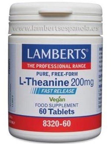 L-Teanina 200 mg 60 Caps. de Lamberts