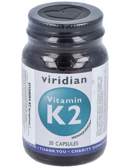 Vitamina K2 50Ug 30Cap.Veg. de Viridian