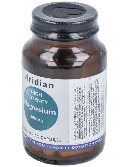 Magnesio Alta Potencia 300Mg. 30Cap.Veg. de Viridian
