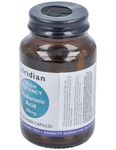 Acido Hialuronico 200Mg. 30Cap.Veg. de Viridian