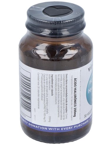 Acido Hialuronico 200Mg. 30Cap.Veg. de Viridian