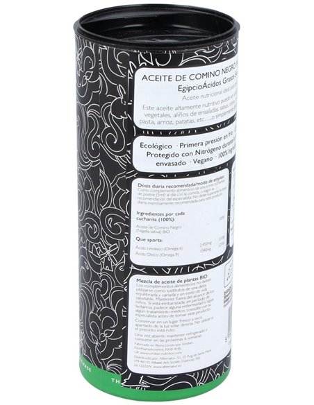 Aceite De Comino Negro 200 Ml Bio de Viridian