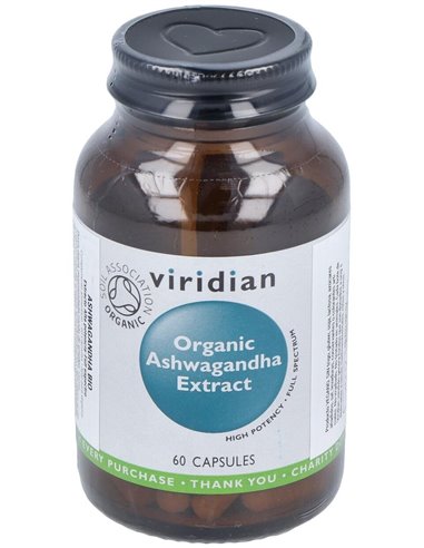 Ashwagandha Extracto 60Cap.Veg. Bio de Viridian