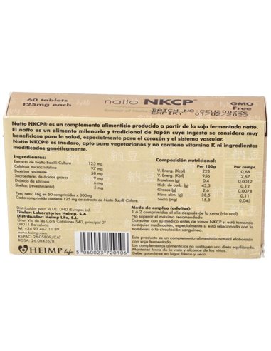 Natto Nkcp 60Comp. de Heimp