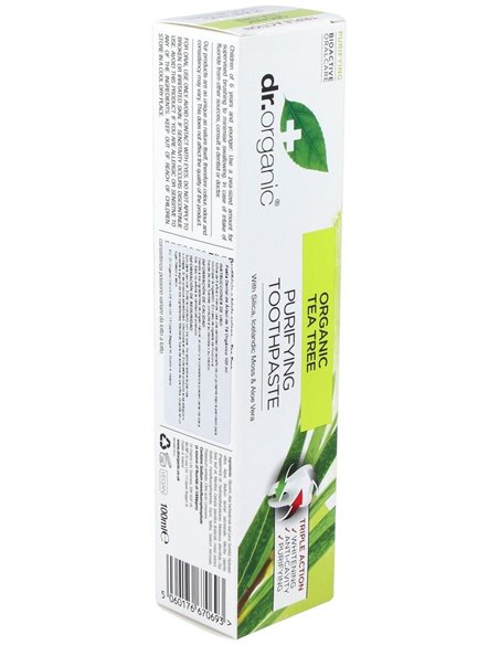 Pasta De Dientes Arbol Del Te Organico 100Ml. de Dr. Organic