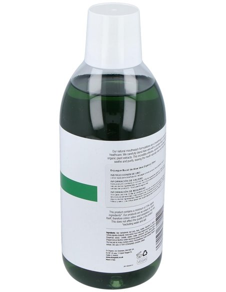 Enjuague Bucal Aloe Vera Organico 500Ml. de Dr. Organic