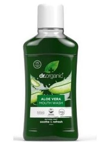 Enjuague Bucal Aloe Vera Organico 500Ml. de Dr. Organic