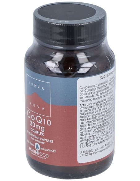 Coq10 30 Mg Complex 50 Vcáps de Terranova