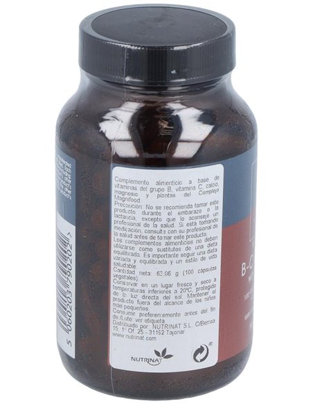 B-Complex Con Vitamina C 100 Vcáps de Terranova