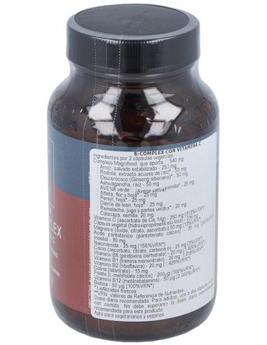 B-Complex Con Vitamina C 100 Vcáps de Terranova