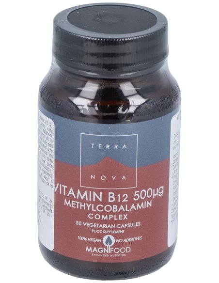Vitamina B12 500 ?g Complex (Metilcobalamina) 50 Vcáps de Terranova