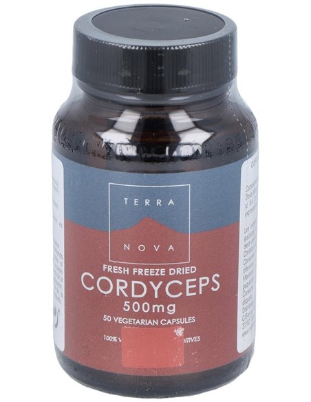 Córdiceps 500 Mg (Cordyceps Sinensis)  50 Vcáps de Terranova