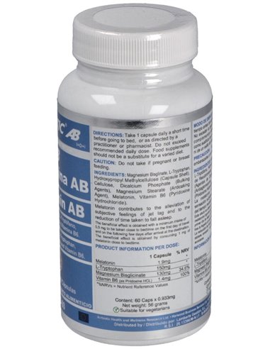 Melatonina Ab 1,9Mg 60Cap. de Airbiotic