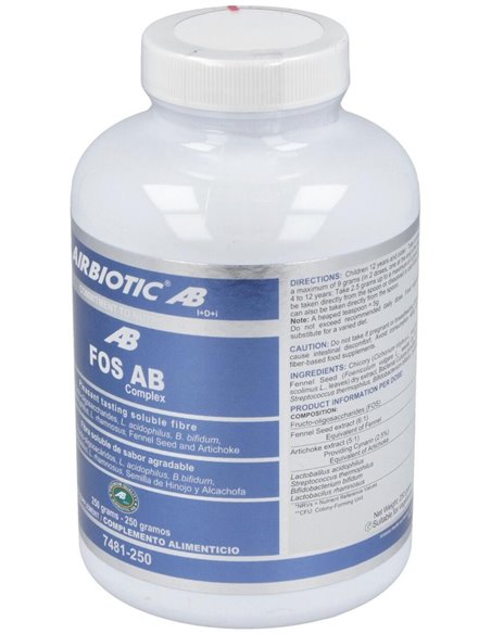 Fos Complex (Fibra Soluble) 250Gr. Polvo de Airbiotic