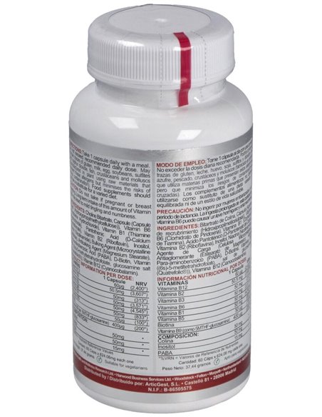Vitamin B-50 Complex 60Cap. de Airbiotic