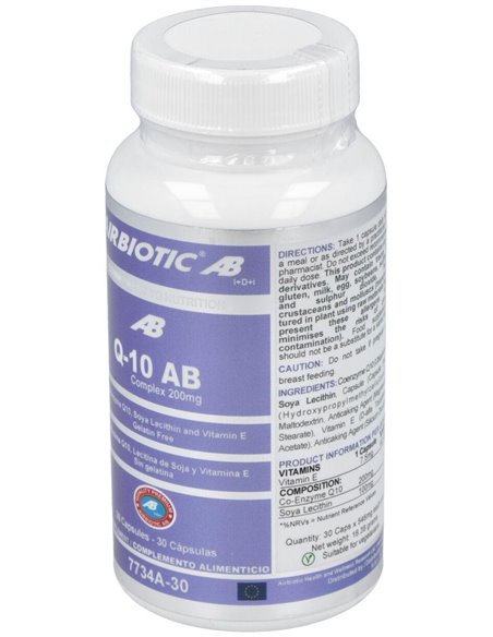 Co-Enzima Q10 200Mg. 30Cap. de Airbiotic