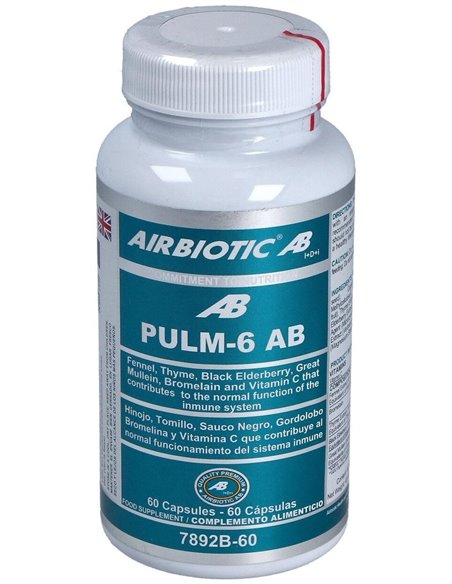 Pulm-6 Ab 60 Capsulas de Airbiotic