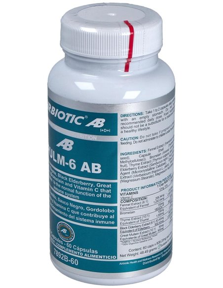 Pulm-6 Ab 60 Capsulas de Airbiotic