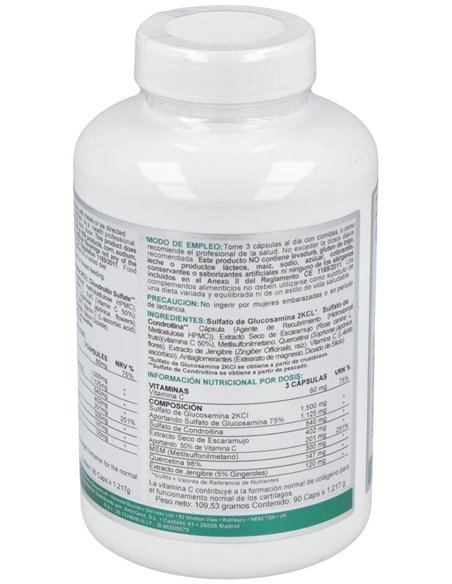 Glucosamina Max Ab Complex 90Cap. de Airbiotic
