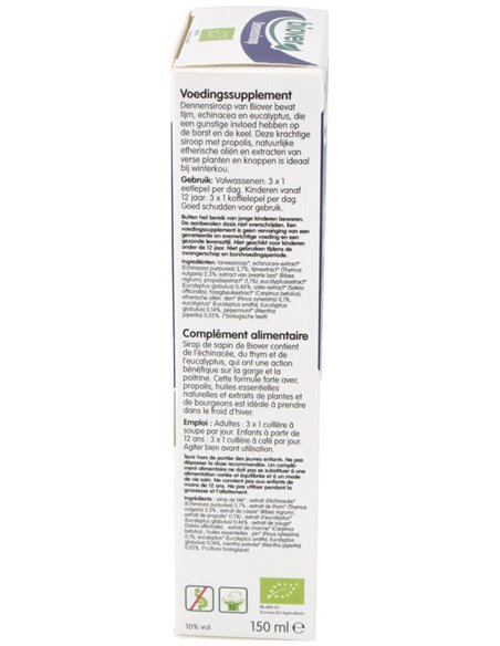 Jarabe De Pino 150Ml. Bio de Biover