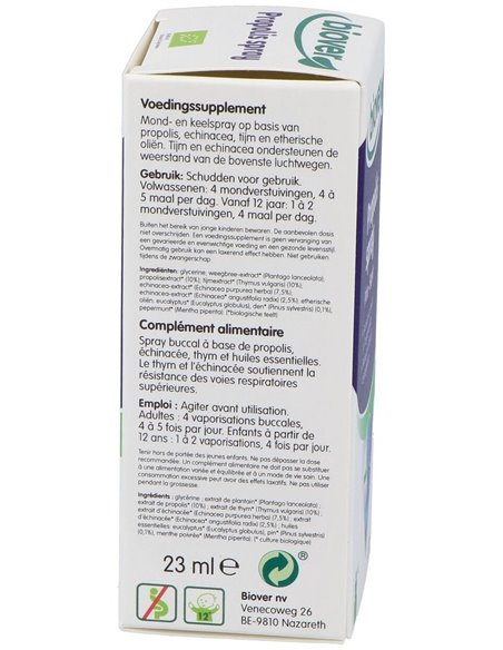 Propolis Spray 25Ml. de Biover