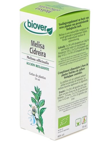 Ext. Melissa Officinalis (Melisa) 50Ml. de Biover