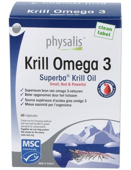 Krill Omega 3 60Cap. de Physalis