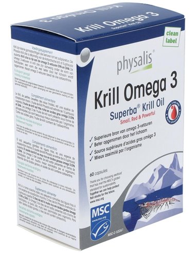 Krill Omega 3 60Cap. de Physalis