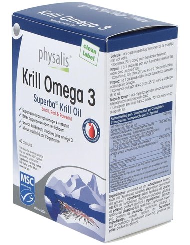 Krill Omega 3 60Cap. de Physalis