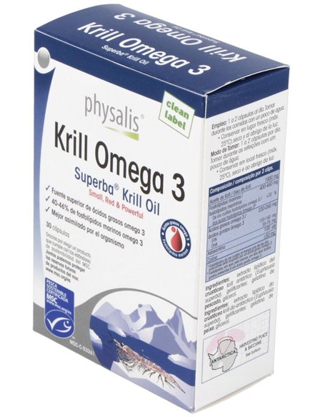 Krill Omega 3 30Cap. de Physalis