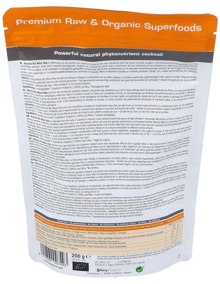 Maca Raw 200Gr. Bio de Biotona