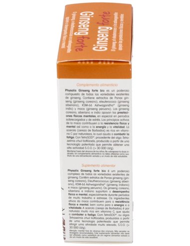 Ginseng Forte 30Comp. de Physalis