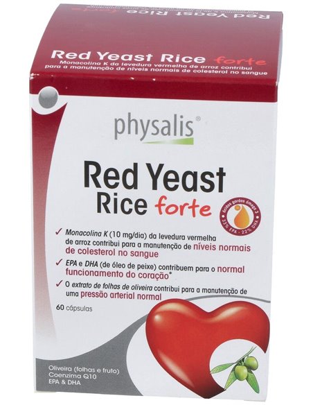 Levadura roja de arroz FORTE 60 capsulas Physalis