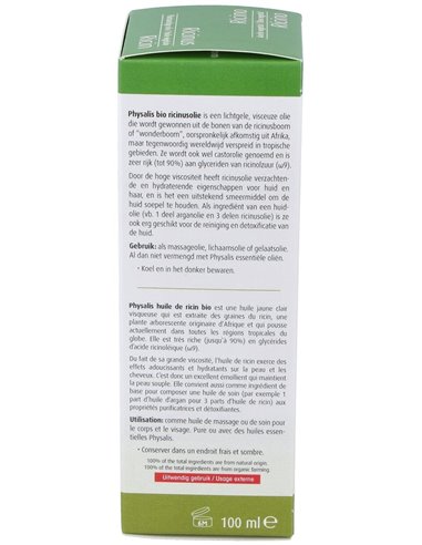 Aceite Ricinus de Physalis