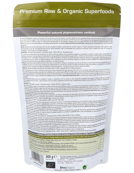 Hemp Raw Protein Powder de Biotona