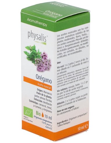 Esencia Oregano 10Ml. Bio de Physalis