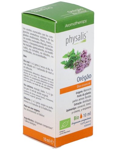Esencia Oregano 10Ml. Bio de Physalis