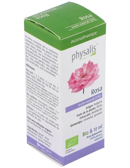 Esencia Rosa Damascena 10Ml. Bio de Physalis