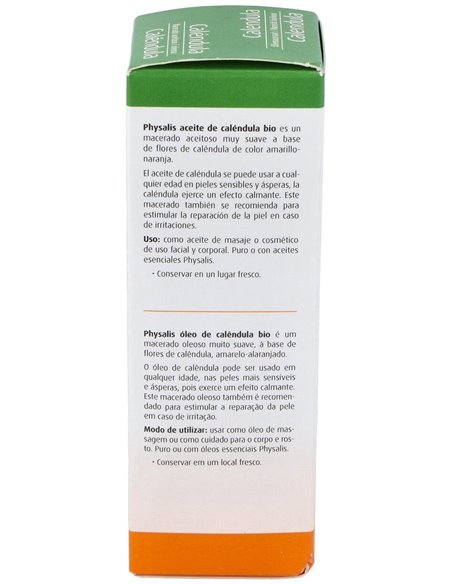 Calendula Aceite Vegetal 100Ml. Bio de Physalis