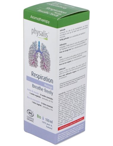 Respiration Respira Libre Aceite Masaje 100Ml. Bio de Physalis