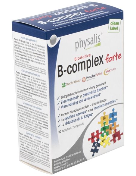 Vit B Complex Forte 30Comp. de Physalis