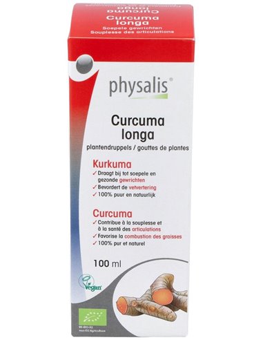 Curcuma Longa Extracto 100Ml. Bio de Physalis