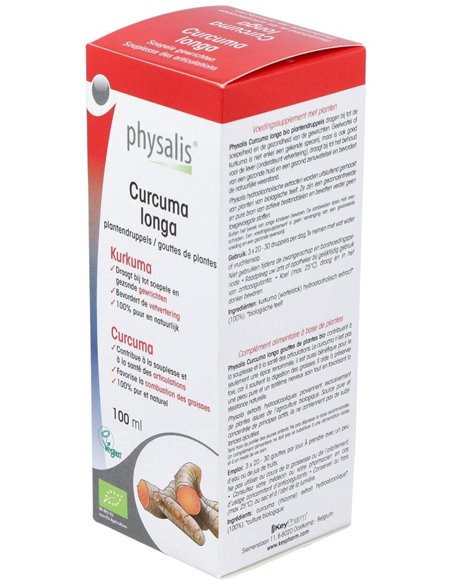 Curcuma Longa Extracto 100Ml. Bio de Physalis