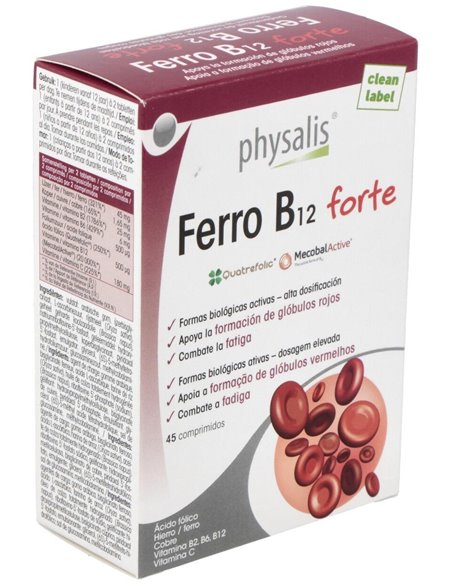 Ph Ferro B12 Forte 45Comp. de Physalis