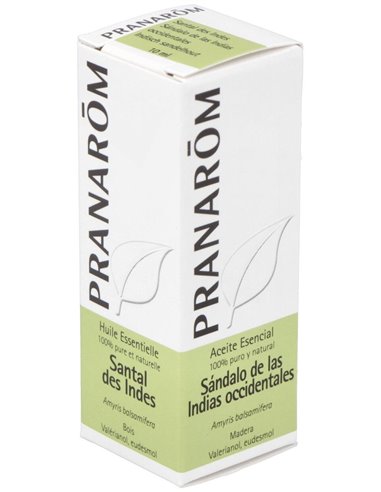 Sandalo De Las Indias Occ. Aceite Esencial 10Ml. de Pranarom Aceites