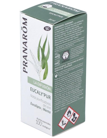 Eucaly Pur Aceite Difusion 30Ml. Bio de Pranarom Difusion