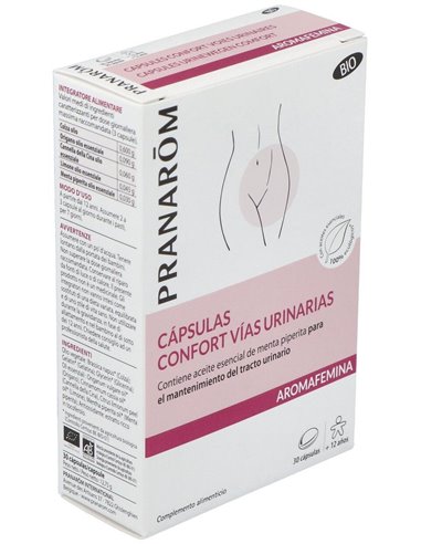 Aromafemina Confort Vias Urinarias 30Cap. de Pranarom P.Acabado