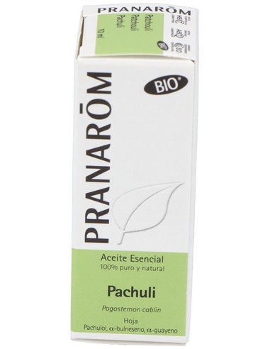 Patchuli (Pachuli) Hoja Aceite Esencial Bio 10Ml. de Pranarom Aceites